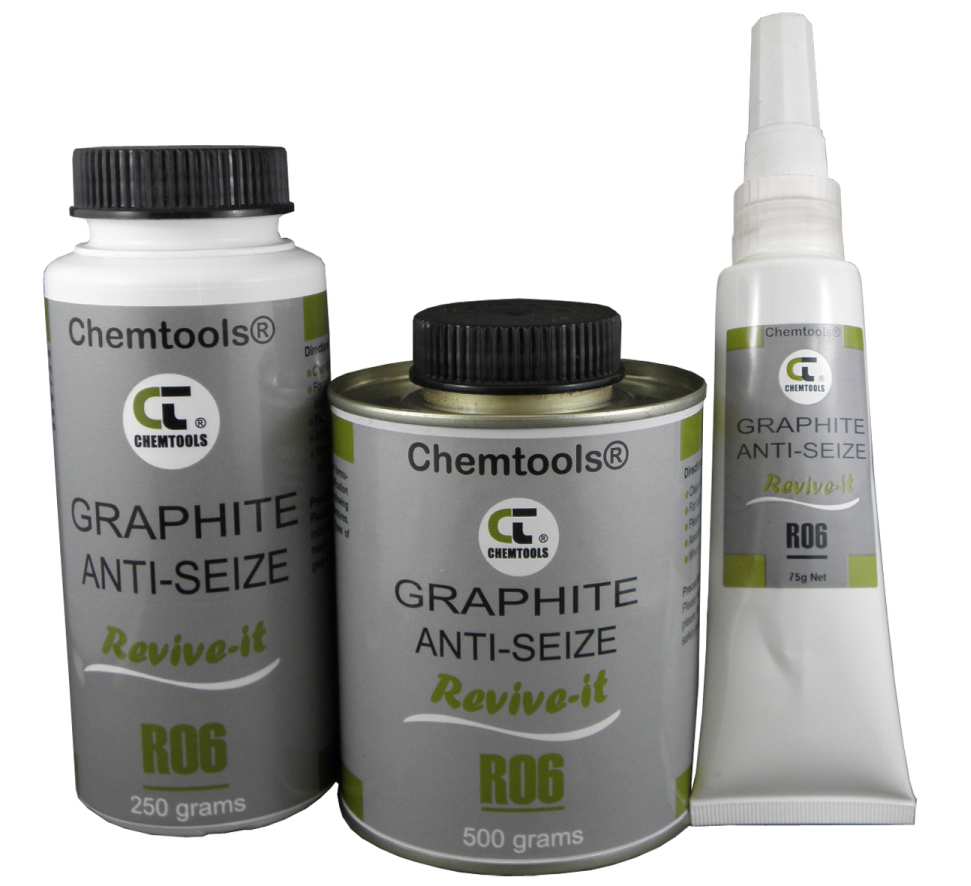 CHEMTOOLS GRAPHITE ANTI SEIZE 500G BRUSH TOP 